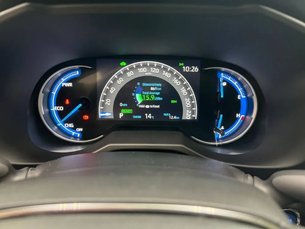 2022 RAV4 Hybrid Limited Photo Gallery Silver Black Interior 22